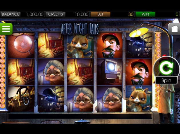  After Night Falls mobile slot game screenshot image