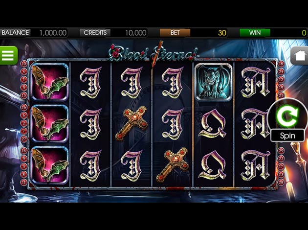 Blood Eternal mobile slot game screenshot image