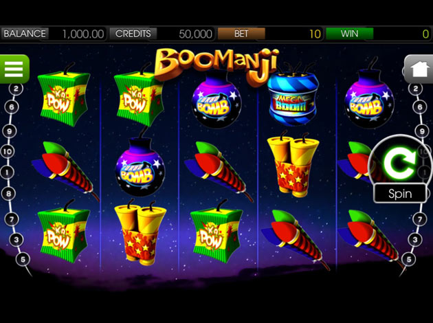 Boomanji mobile slot game screenshot image