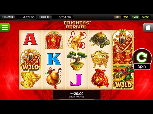 Caishen's Arrival mobile slot game screenshot image