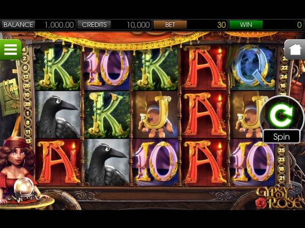 Gypsy Rose Mobile Slot Game screenshot image