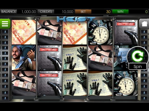 Heist Mobile Slot Game screenshot image