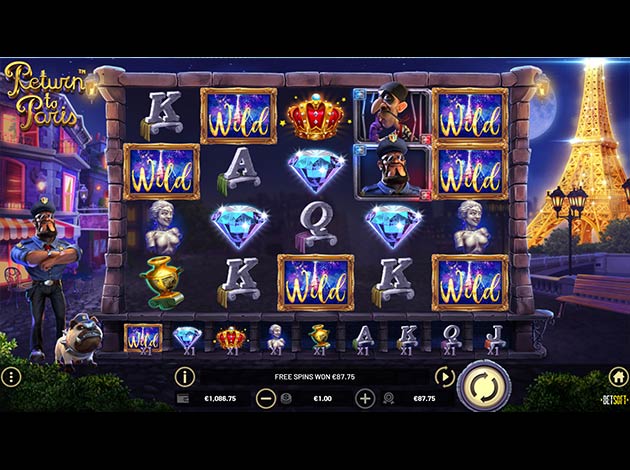 Paris Slot Game Screenshot Image