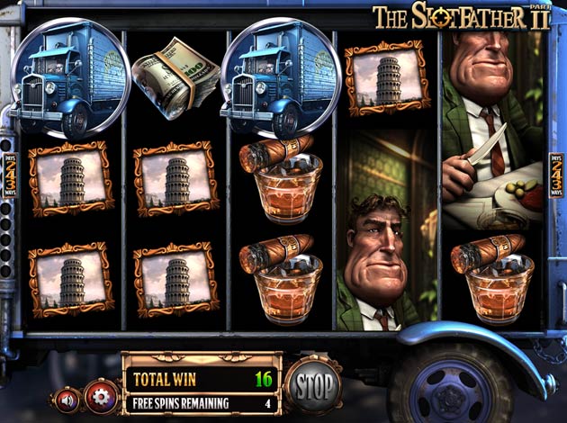 Slotfather 2 mobile slot game screenshot image