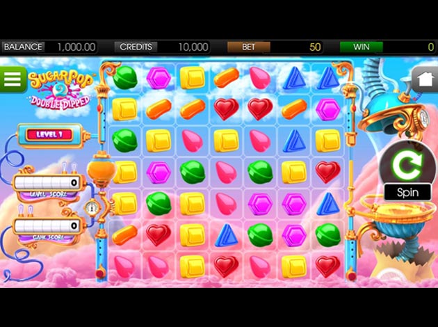 Sugar Pop 2 mobile slot game screenshot image
