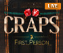 Evolution First Person Craps live casino game thumbnail Image
