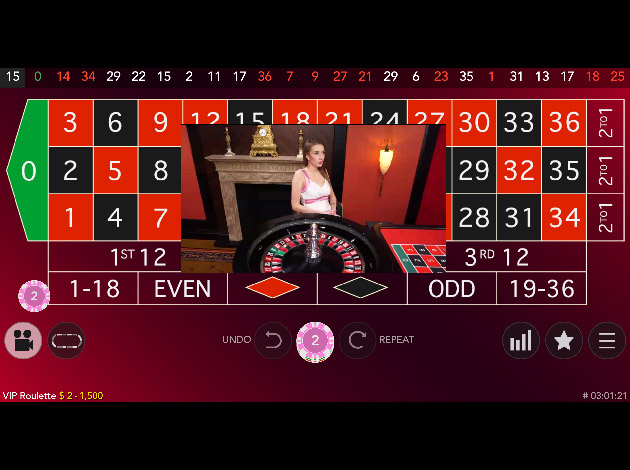 Roulette mobile screenshot image