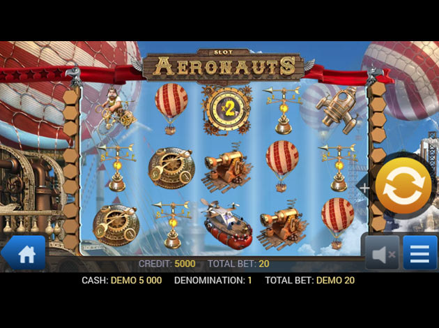 Aeronauts  mobile slot game screenshot image