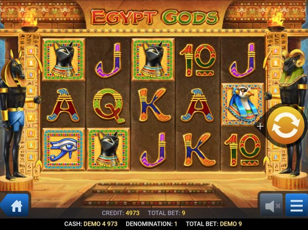 Egypt Gods mobile slot game screenshot image