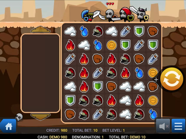 Epic Gladiators mobile slot game screenshot image