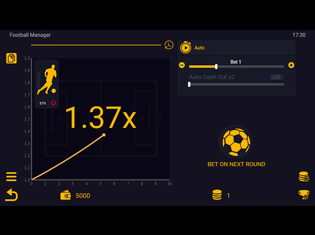  Football Manager mobile slot game screenshot image