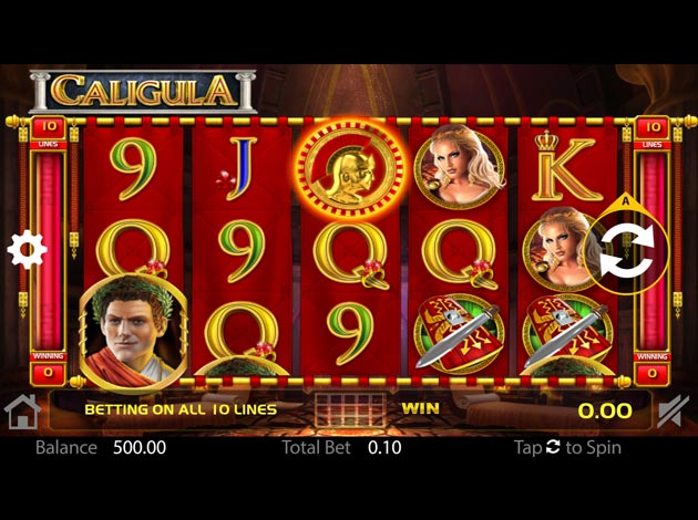  Caligula slot game mobile screenshot image