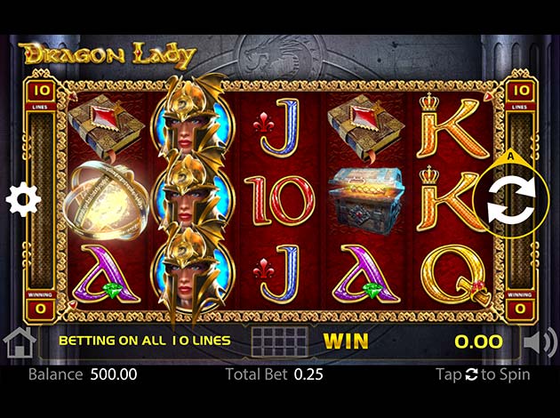  Dragon Lady slot game mobile screenshot image