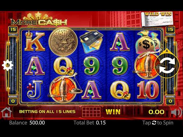  More Cash slot game mobile screenshot image