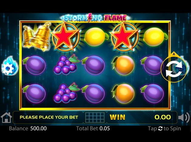  Storming Flame slot game mobile screenshot image
