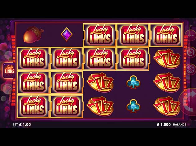 Lucky Links mobile slot game screenshot image