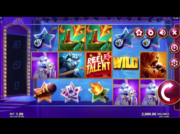 Reel Talent mobile slot game screenshot image