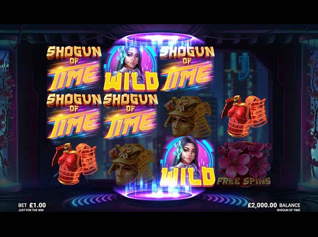 Shogun of Time mobile slot game screenshot image