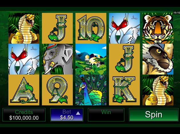 Adventure Palace mobile slot game screenshot image
