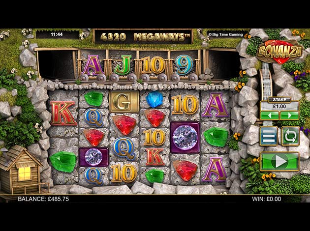 Bonanza mobile slot game screenshot image