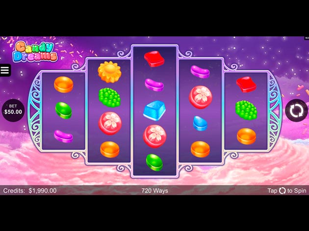  Candy Dreams mobile slot game screenshot image
