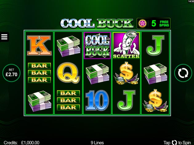  Cool Buck: 5-Reel mobile slot game screenshot image