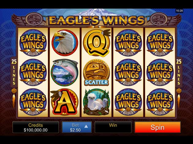  Eagle's Wings mobile slot game screenshot image