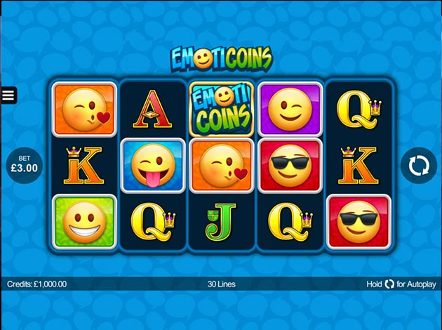  EmotiCoins mobile slot game screenshot image