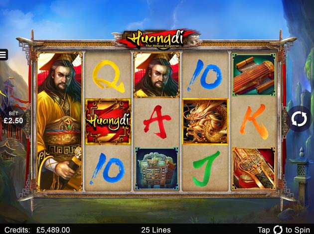 Huangdi: The Yellow Emperor mobile slot game screenshot image