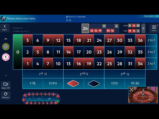 Roulette - MG mobile live casino screenshot image