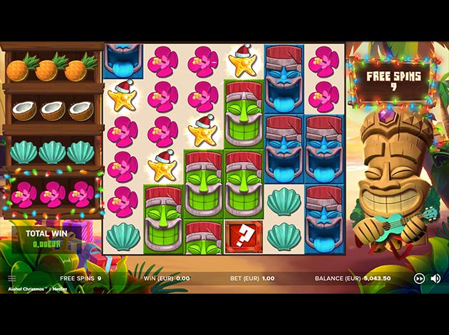  Aloha! Christmas mobile slot game screenshot image