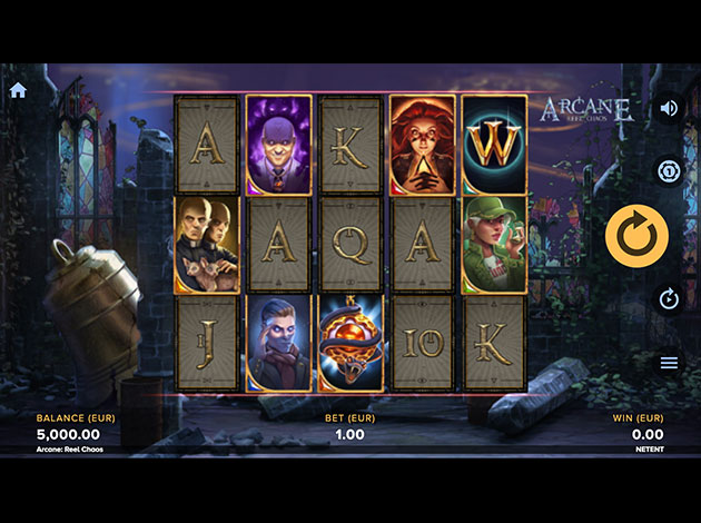 Arcane Reel Chaos Slot game mobile screenshot image