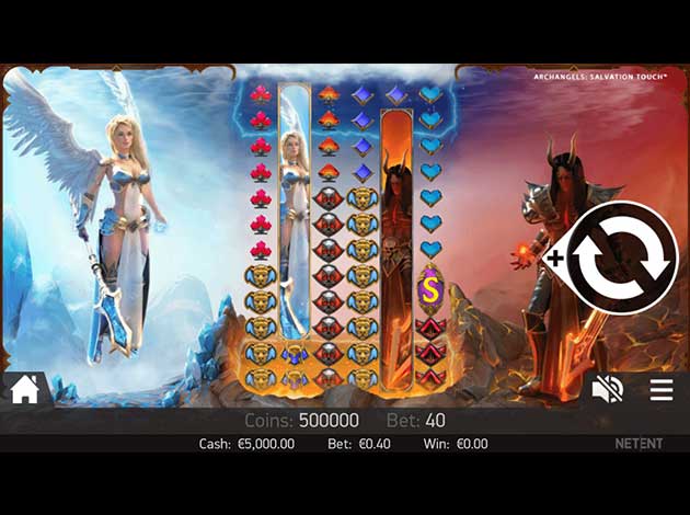 Archangels: Salvation Slot game mobile screenshot image