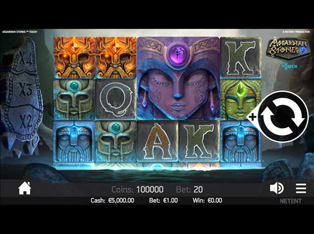 Asgardian Stones Slot game mobile screenshot image