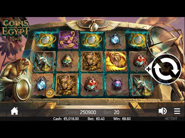 Coins Of Egypt Slot game mobile screenshot image