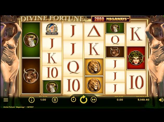  Divine Fortune MegaWays mobile slot game screenshot image