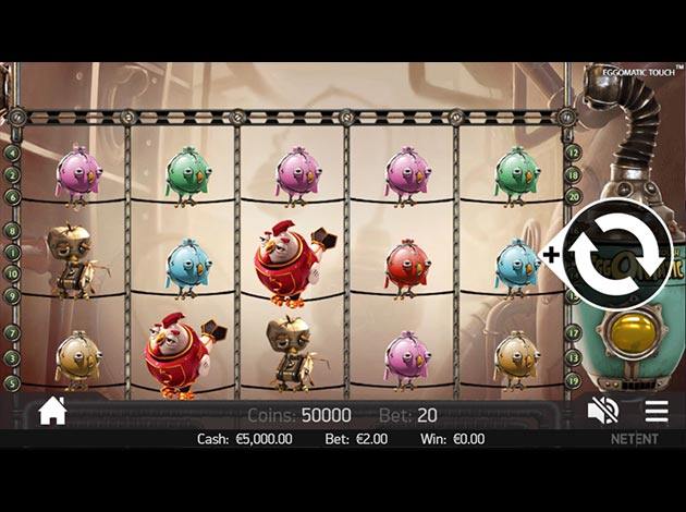 EggOMatic Slot game mobile screenshot image
