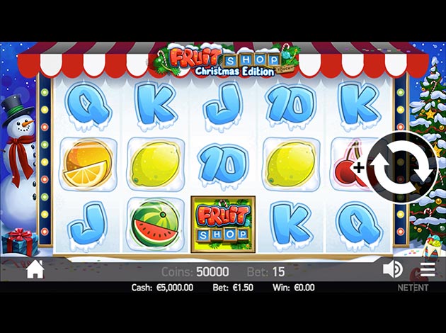 Fruit Shop Christmas Edition Slot game mobile screenshot image