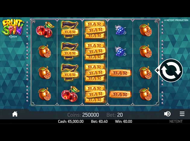 Fruit Spin Slot game mobile screenshot image