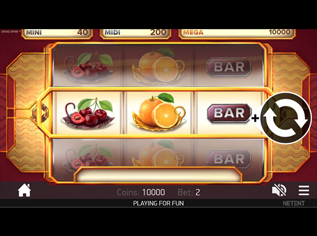Grand Spinn Slot game mobile screenshot image