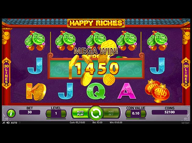  Happy Riches mobile slot game screenshot image