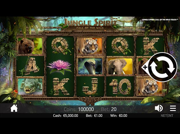 Jungle Spirit Slot game mobile screenshot image