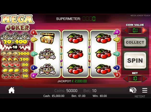 Mega Joker Slot game mobile screenshot image