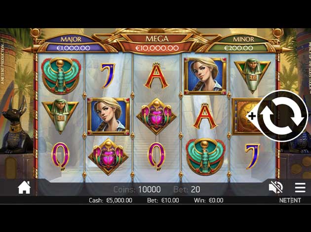 Mercy of the Gods Slot game mobile screenshot image