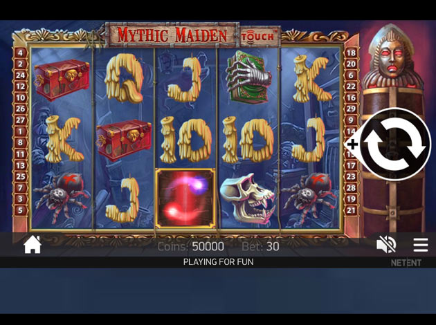 Mythic Maiden Slot game mobile screenshot image