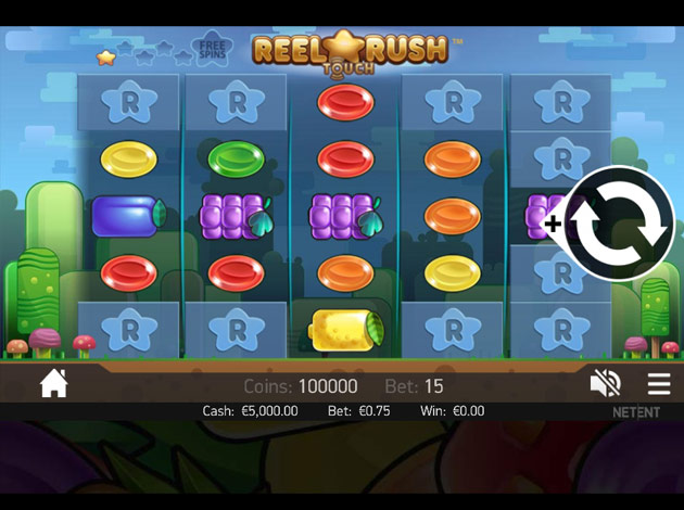 Reel Rush Slot game mobile screenshot image