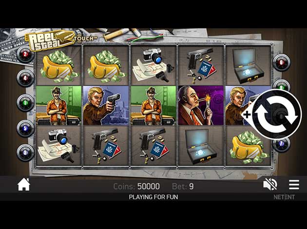 Reel Steal Slot game mobile screenshot image