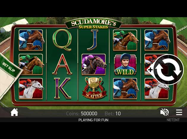 Scudamore's Super Stakes Slot game mobile screenshot image