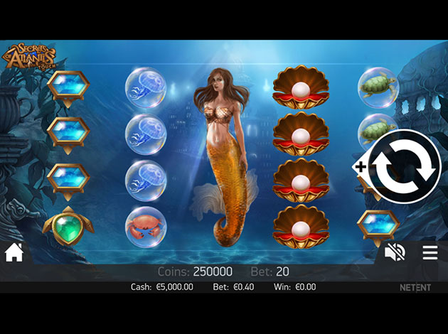 Secrets Of Atlantis Slot game mobile screenshot image