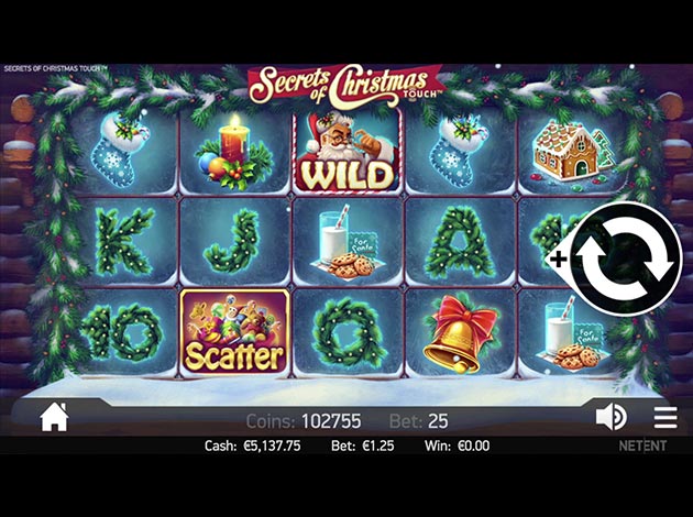 Secrets Of Christmas Slot game mobile screenshot image